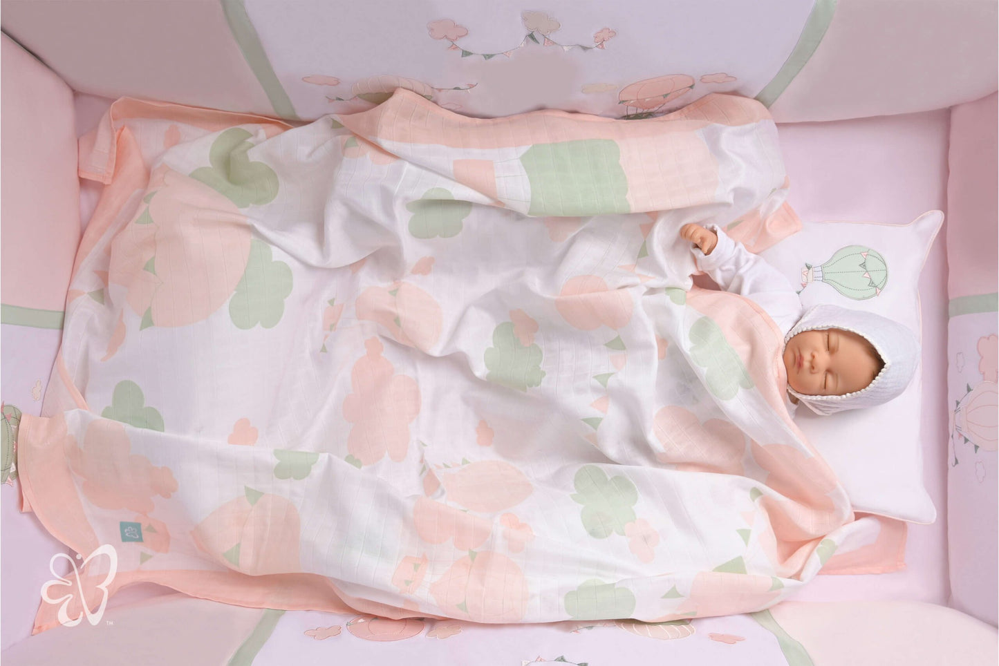 Swaddle Wrap – Windy Pink