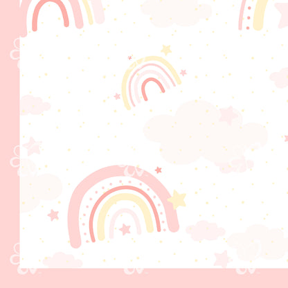 Swaddle Wrap – Rainbow Pink