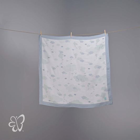 Swaddle Wrap – Cloudy Blue