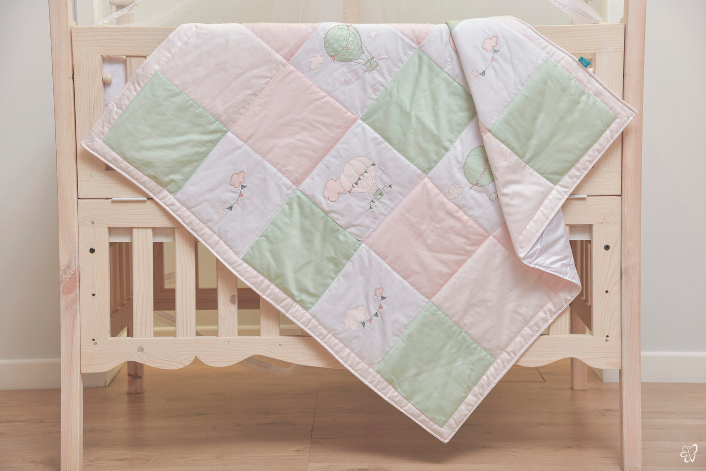 Windy Pink Swaddle