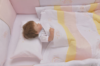Rainbow Pink Swaddle