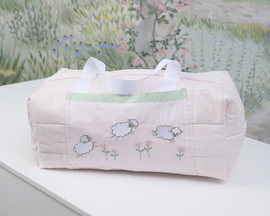 Lambs in Meadow Theater Bag