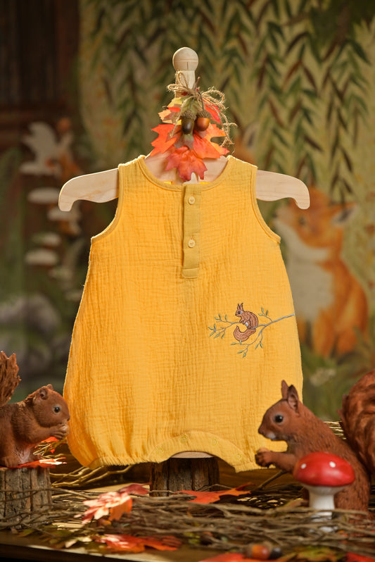 Bamboo Cotton - Thistle Hollow Boys Sleeveless Romper Set