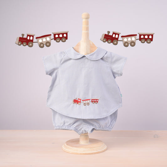 Vehicle - Wild Wild West Newborn Boy Shirt and Shorts Set