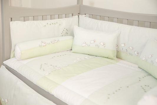 Winter Lambs Bolster Pillowcase
