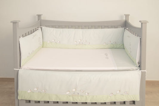 Winter Lambs Cot Sheet
