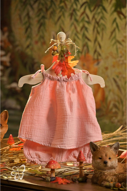 Bamboo Cotton - Meadow Whisper Girls Top and Bottom Set