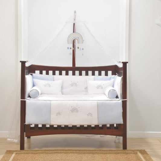 Rainbow Blue Full Bedding Set