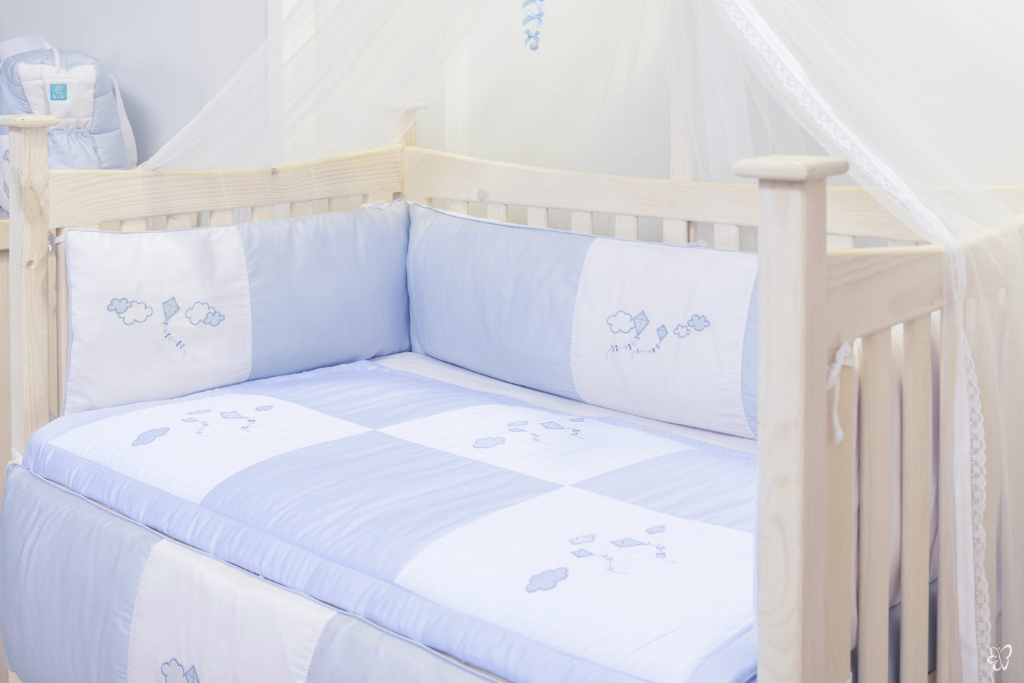 Cloudy Blue Comforter