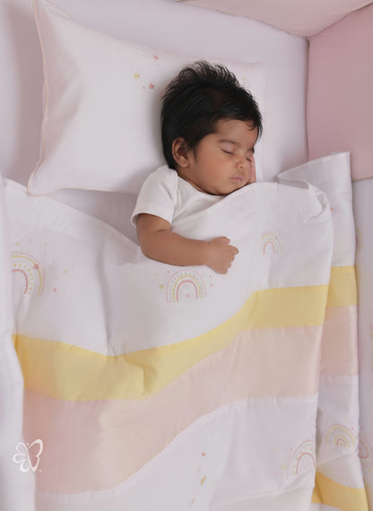 Rainbow Pink Swaddle