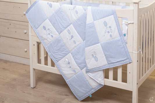 Cloudy Blue Swaddle