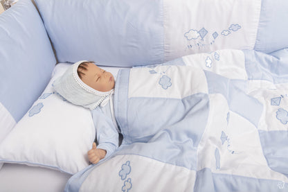 Cloudy Blue Swaddle