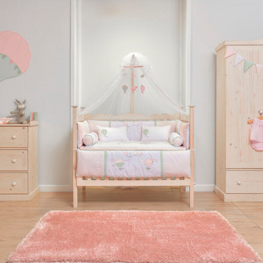 Windy Pink Full Bedding Set